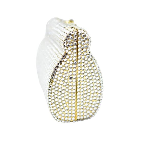 Rachel & Co Vintage Clutch Rhinestone Crystal Gold Tone Glittering Sparkle Bag - Picture 6 of 11